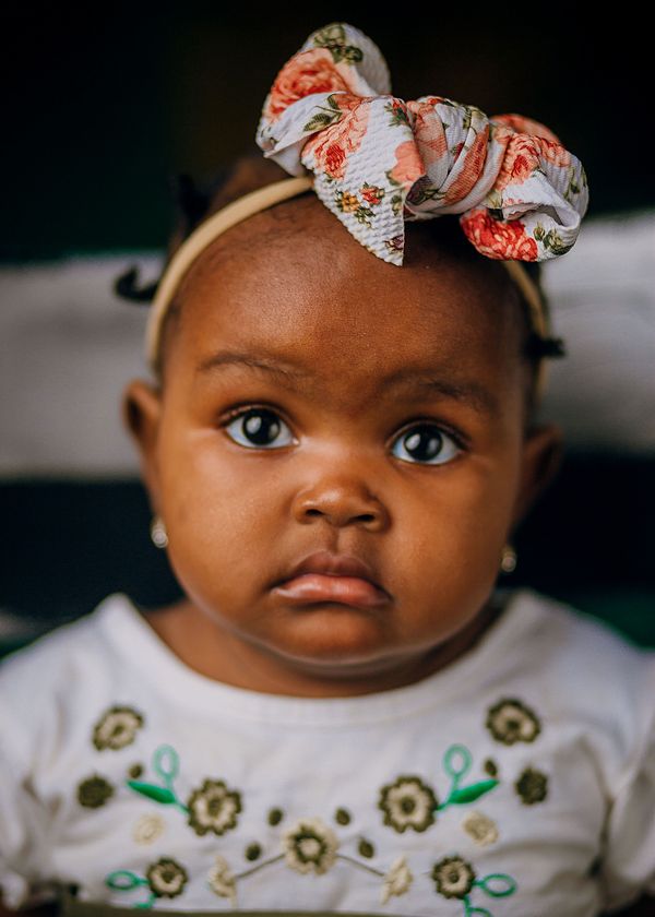 Smiling infant